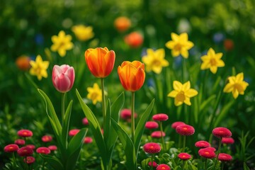 Obraz premium Vibrant blossoms during the spring season