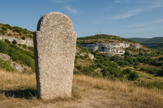 Historical grave marker close to Inkerman 3