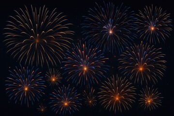 Naklejka premium Stunning Fireworks Display for Celebrations