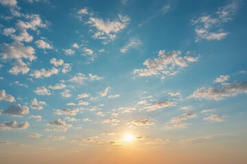 Obraz premium Stunning sunset panorama of the sky