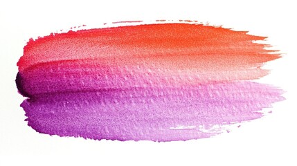 Obraz premium Vibrant, textured brushstroke of blended paint colors.