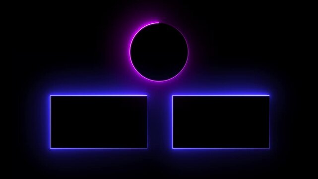 Subscribe button and outro for gaming and video channels Youtube End screen animation. neon glowing end screen 4k animated