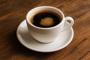 A mug of coffee to enjoy post-meal