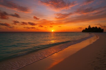Obraz premium Stunning Evening Sunset Adventure
