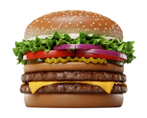 Juicy Double Cheeseburger A mouthwatering culinary masterpiece