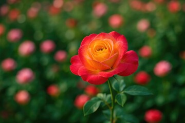 Vibrant and colorful flower blooming in a garden setting