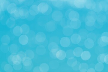 Abstract blue bokeh with circular patterns as a background