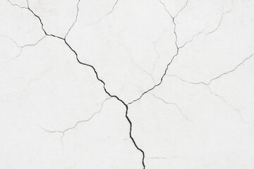 Obraz premium Stunning patterns formed by cracks in concrete or plaster