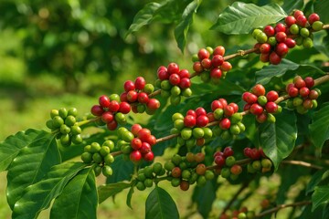 Three Arabica Coffee Beans Known for Their Unique Taste and Aroma