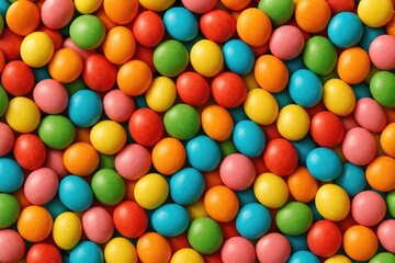 Obraz premium Vibrant coated sweet treats