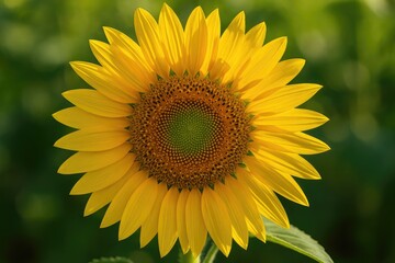 Obraz premium Detailed view of a stunning sunflower
