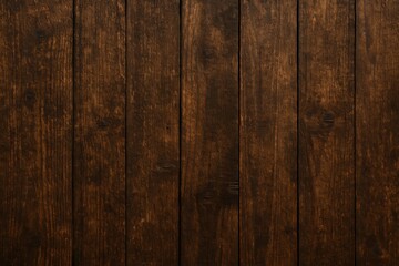 Rustic wooden decor with a brown varnish finish and plank support