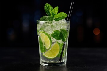 Refreshing Mint Cocktail Served at the Lounge