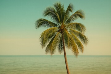 Obraz premium Tropical Palm Tree Scene