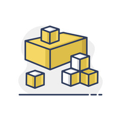 Cheese cheddar, appetizer icon vector