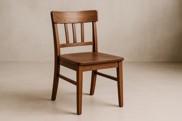 Simple wooden chair for home use