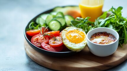 Clean eating for weight loss daily food journal flat lay