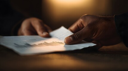 Hands exchanging investment contract with startup funding graph overlay