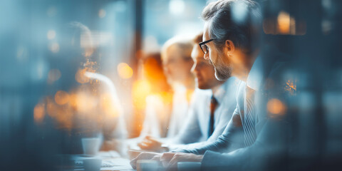 Global startup innovators conducting intensive collaborative brainstorming session in futuristic creative lab environment