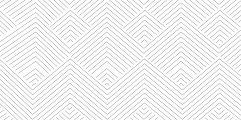 Seamless background in monochrome, Vector, zigzag, repeating patterns.