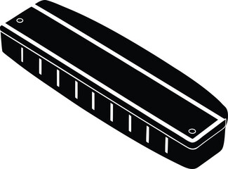 Fototapeta premium harmonica on white background.eps
