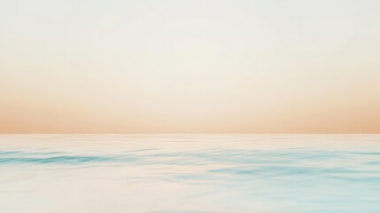 Obraz premium Warm sea view minimalist style background