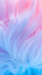 Obraz premium Pastel fluffy texture background abstract soft pink blue purple cotton candy aesthetic design