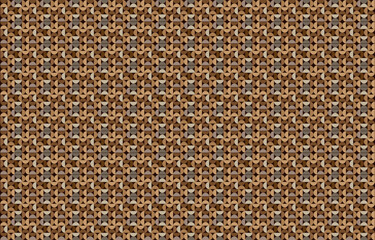 Seamless ethnic background in pink, white and black colors. Vector illustration texture.