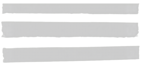 Gray adhesive tape isolated on transparent background. Paper tape sticker with ripped edges. scotch plastic. Torn masking tape set. Template mockup for message, labels, add text, Design elements. PNG