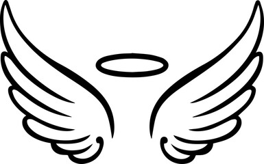 angel wings.Vector EPS Design