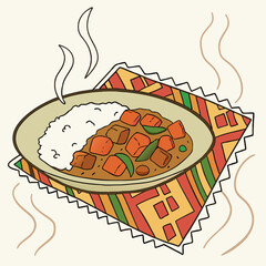 illustration of pizza