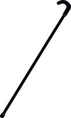 walking stick on white background.eps