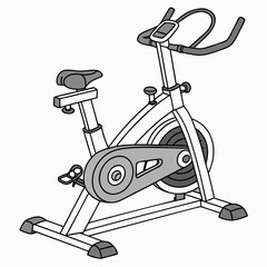 Stationary exercise bicycle exercise bike stationary bike