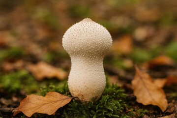 Typical puffball with gemstone-like spots