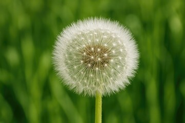 Fototapeta premium Detailed view of a dandelion blossom
