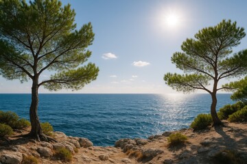 Trees Along the Shoreline