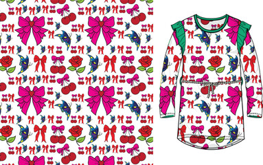 print ready seamless pattern design for cloths