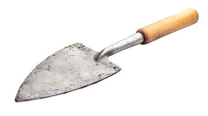 trowel isolated on white background