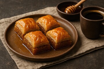 Detailed view of a handcrafted rusty pastry treat