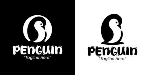 Professional Penguin Logo for Business Branding and Corporate Identity
