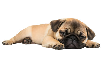 Obraz premium english bulldog puppy isolated on white background