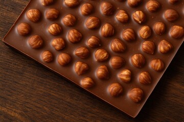 Sweet hazelnut-filled chocolate treat