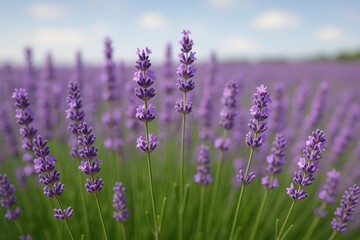 Detailed view of violet flower clusters