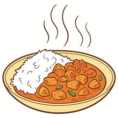 vector illustration of a rise