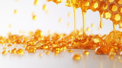 honeycomb with honey