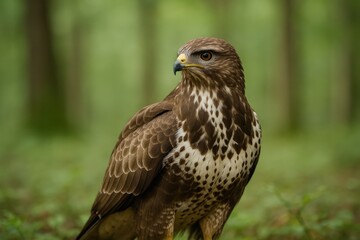 Common buzzard (Buteo buteo): a versatile bird of prey with diverse plumage patterns