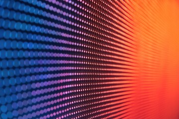 Obraz premium Close-up of a blurred LED display with soft focus backdrop, perfect for design use