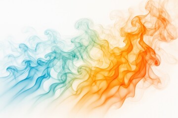 Colored smoke effects for visuals