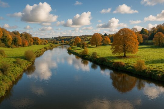 Boyne River Valley Region in County Meath