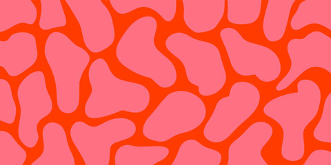 Abstract organic shape background doodle hand drawn background